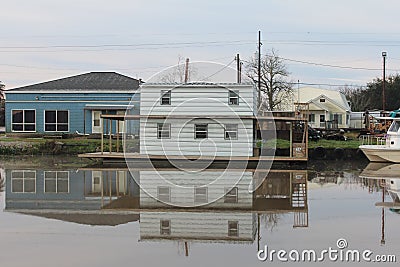 Bayou Lafourche, Louisiana Stock Photo