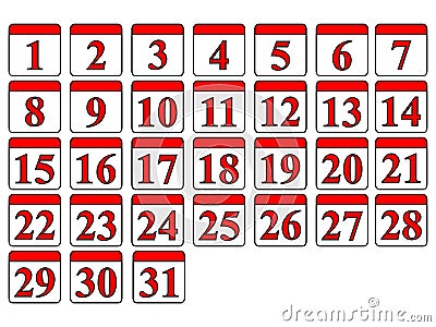 Generic Calendar Vector Illustration