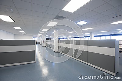 Generic Cubicle Area Stock Photo