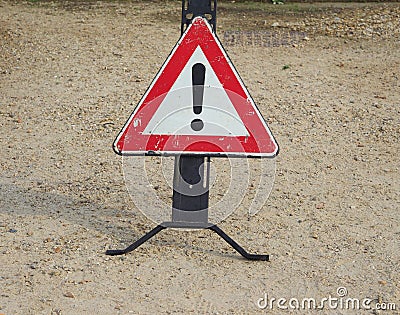 Generic danger sign Stock Photo