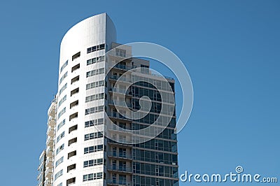 Generic high-rise condo building Stock Photo