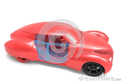 Generic model of car Stock Photo