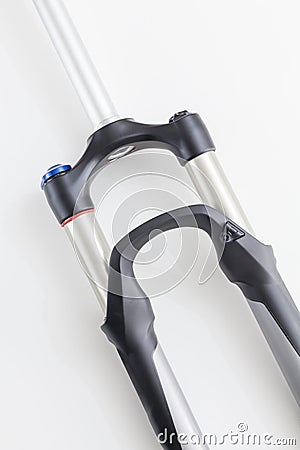 Generic mountain bike suspension fork Stock Photo