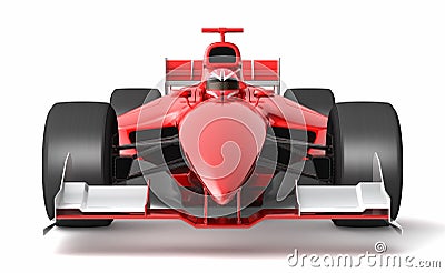 Generic red race car Stock Photo