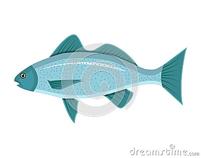 Generic sea fish Vector Illustration