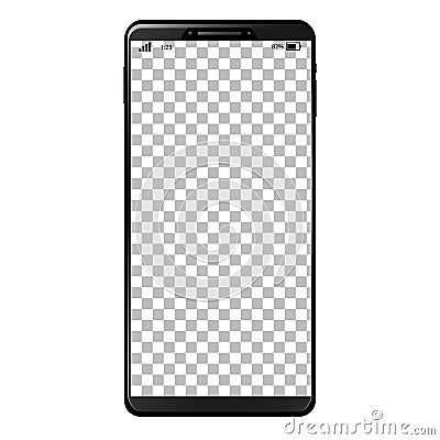 Generic smart phone with blank screen Stock Photo