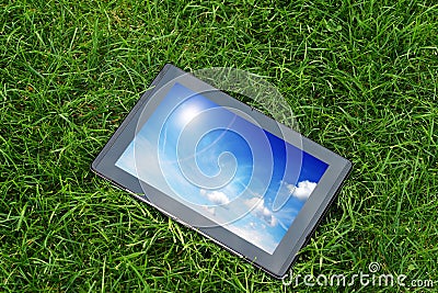 Generic tablet computer Stock Photo