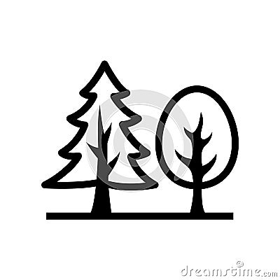 generic trees Glyph Style vector icon which can easily modify or edit Vector Illustration