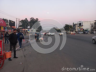 generic view of the evening city life in Jammu, India Editorial Stock Photo