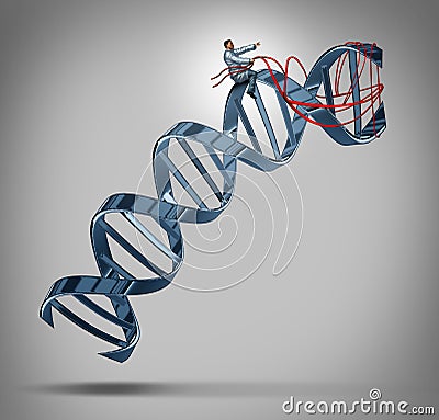 Genetic Engineering Stock Photo