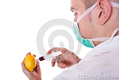 Genetic modification- concept Stock Photo