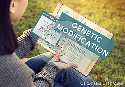 Genetic Mutation Modification Biology Chemistry Concept Stock Photo