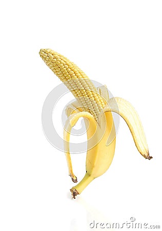 Genetically modified organism food Stock Photo