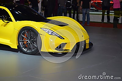 Geneva, Switzerland, March 07-2018: Hennessey Venom F5 at GIMS Editorial Stock Photo