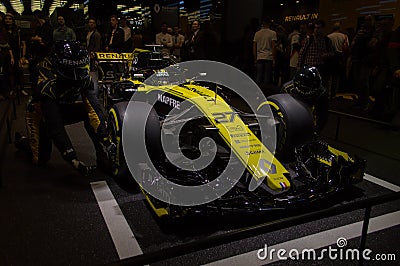 Renault F1 in Geneva 2019 Editorial Stock Photo