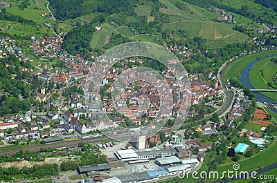 Gengenbach aerial Stock Photo