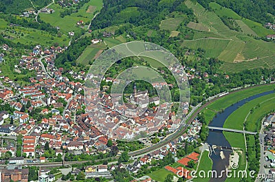 Gengenbach aerial Stock Photo