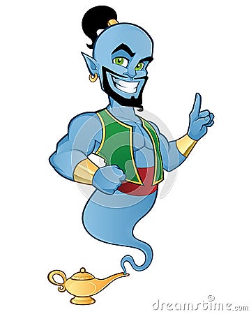 Genie Vector Illustration