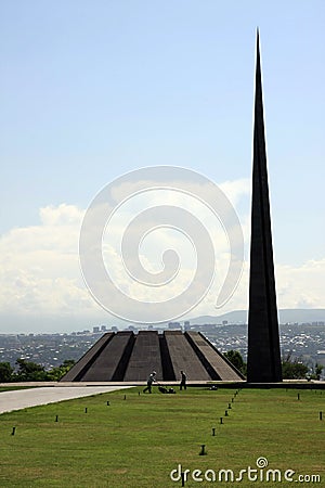 Genocide Memorial in Yerevan, Armenia Editorial Stock Photo