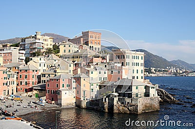 Genova coast Stock Photo