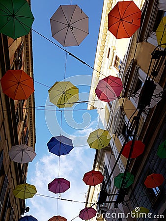 Genova street art Editorial Stock Photo