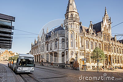 Gent city in Belgium Stock Photo