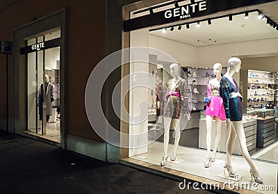 Gente Burberry Women fashion store in Rome, Italy Editorial Stock Photo