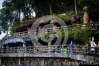 Genting Highlands, Pahang, Malaysia - Nov 01, 2023: 10 Chambers of Hell - Chin Swee Caves Temple in Genting Highlands, Pahang, Editorial Stock Photo