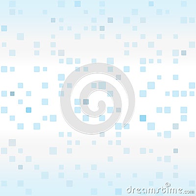 Gentle light seamless pattern with blue-gray squares Stock Photo