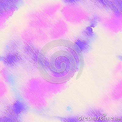 Gentle Pastel Art. Watercolor Fabric. Pastel Vanilla Tie Dye. Gentle Pastel Dyed Motif. Tie and Dye. Trendy Acrylic Textile. Stock Photo