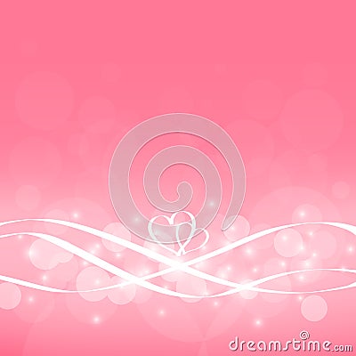 Gentle pink background ready for your text Vector Illustration