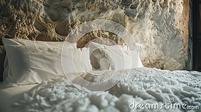 The gentle rhythm of crashing waves serves as a soothing lullaby for guests who slumber within the lighthouses walls. 2d Stock Photo