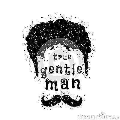 Gentleman style Vector Illustration