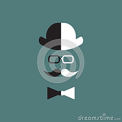 Gentleman style. Vector Illustration