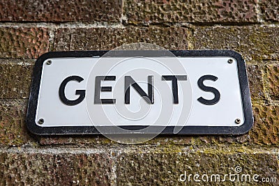 Gents Sign Stock Photo
