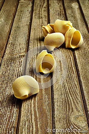 Genuine fresh pasta Stock Photo