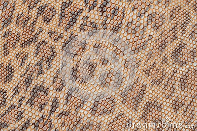 Genuine leather texture background close-up, embossed under the skin a beautiful pattern of leopard, Natural shades Stock Photo