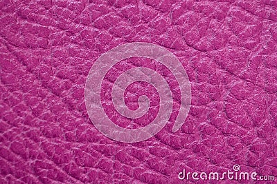 Genuine leather texture, bright pink, crimson color, matte surface, trendy background. Modern backdrop pattern banner Stock Photo