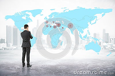 Geo targeting concept Stock Photo