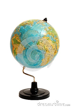 Geographic globe Stock Photo