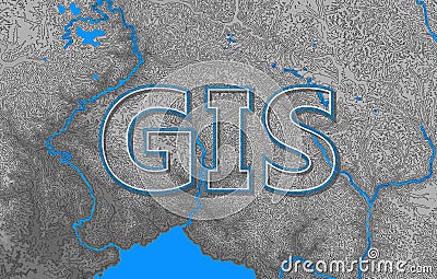 Geographic information systems, gis, cartography and mapping. Web mapping Stock Photo