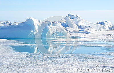 Geographic North Pole Stock Photo