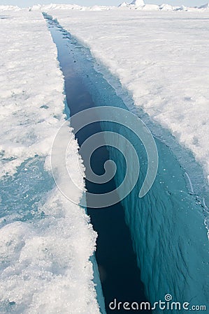 Geographic North Pole Stock Photo