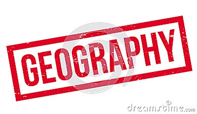 Geography rubber stamp Vector Illustration