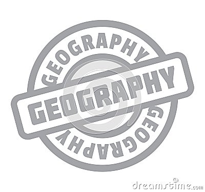 Geography rubber stamp Vector Illustration