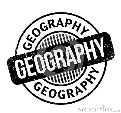 Geography rubber stamp Vector Illustration