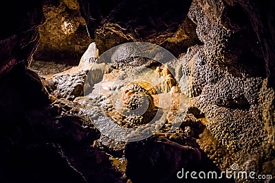 A geological formation of rocks near Custer, South Dakota Stock Photo