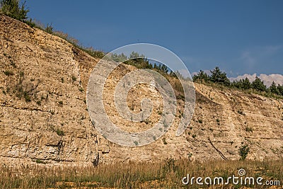 Geological outcrop Stock Photo