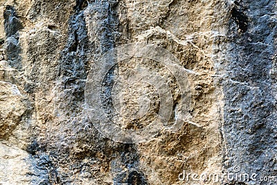 Geological rock full of veins in a background composition close up Stock Photo