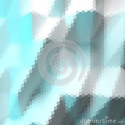 Geometric abstract background. Vector image. polygonal style. Blue hexagon. eps 10 Stock Photo